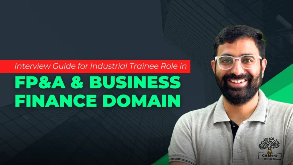 FP&A Industrial Trainee Interview