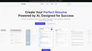 A screenshot of the CA Monk's AI Interview Bot landing page, a tool for practicing case interviews