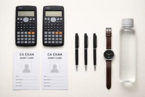Essential logistics checklist for the CA Jan 2026 exam day.