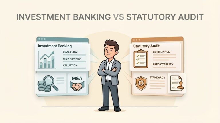 Investment banking vs. statutory audit Salary & growth reality check