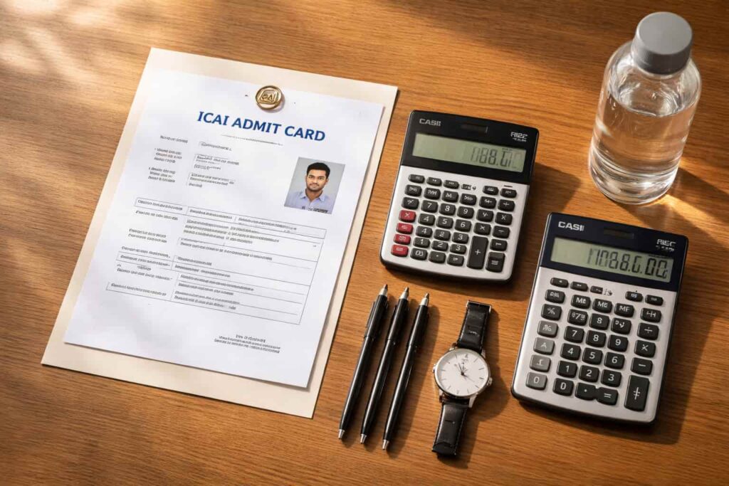 Ultimate Exam Day Checklist Things You Must Carry CA Monk