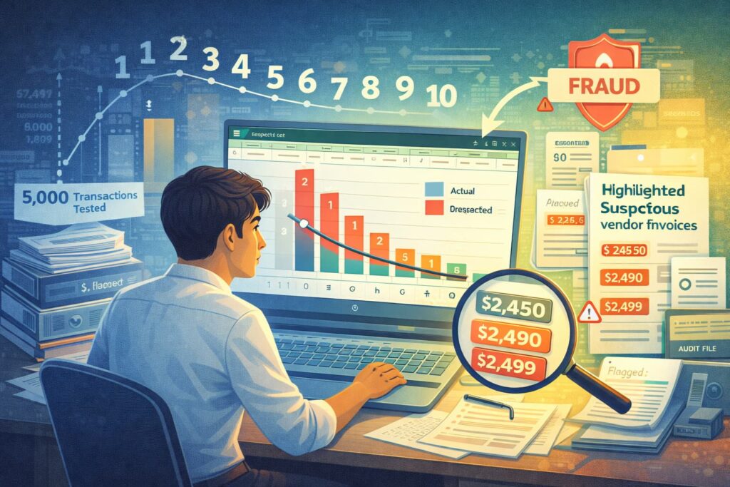 Benford’s Law in Forensic Audit Excel Fraud Detection